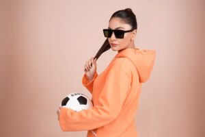 Photo sweatshirt dress