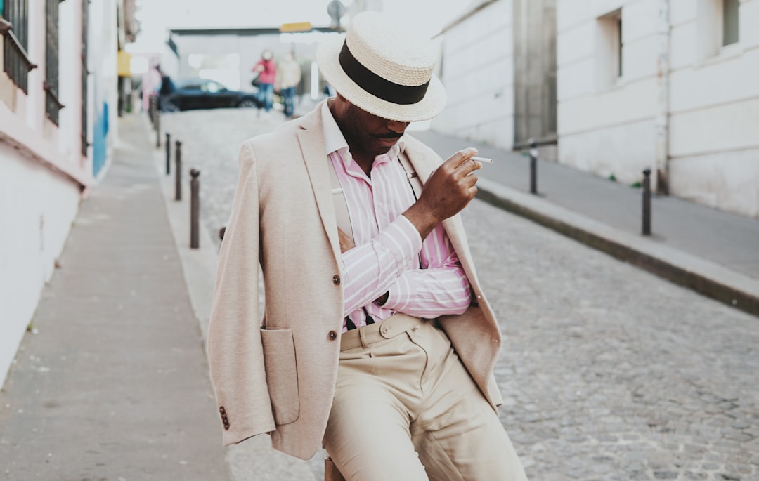 Photo men fashion spring